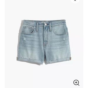 Madewell Curvy High-Rise Denim Shorts: Cantrell 27